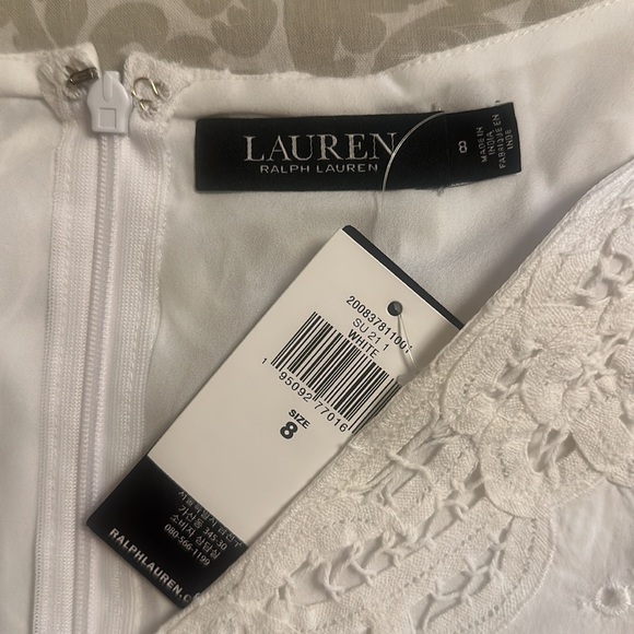 Lauren Ralph Lauren Battenberg lace v neck shell tank top - Picture 3 of 4